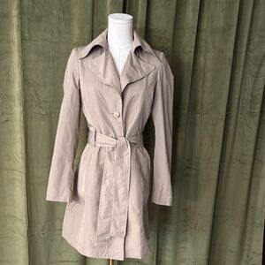 Sandro Ferrone Elegant Tan Women's Trench Coat, S